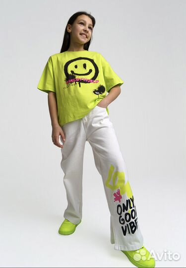 Джинсы playtoday 158 новые +футболка в комплекте