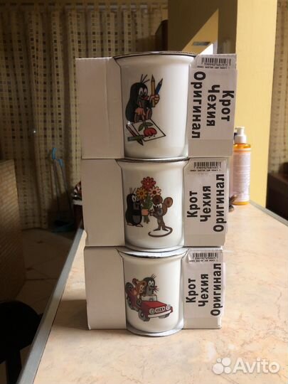 Чашка с кротом чехия