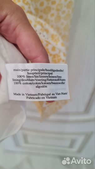 Платье лен 42