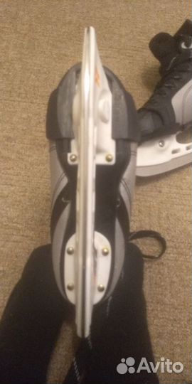 Коньки хоккейные детские, раздвижные