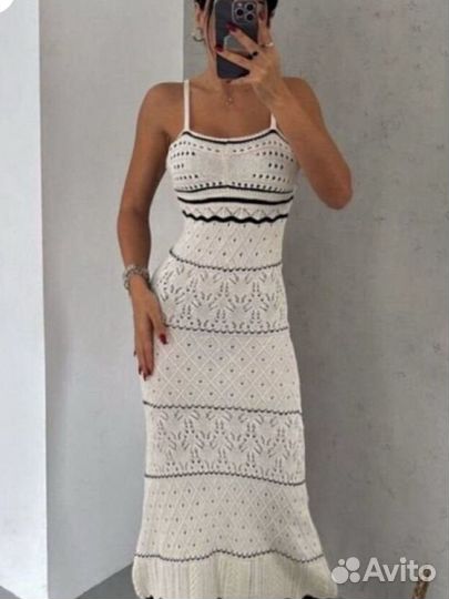 Трикотажное платье женское