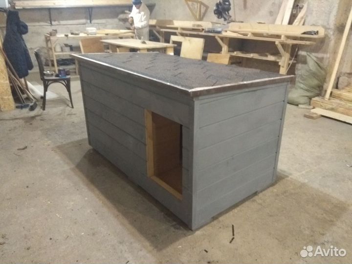 Утепленная будка для собаки 