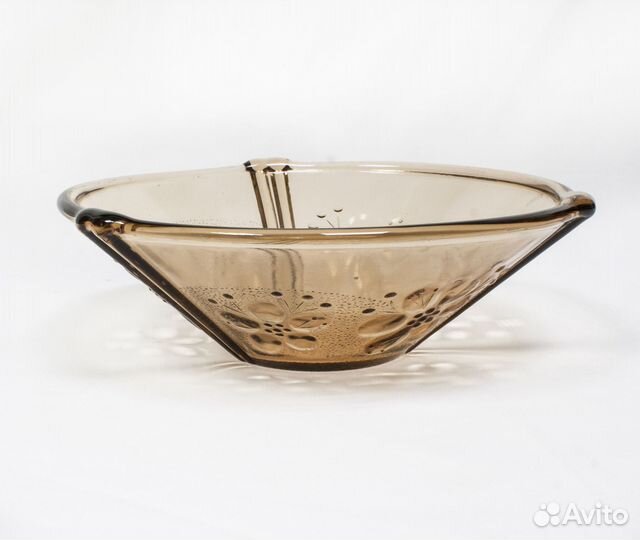 Поднос треугольный, хрусталь, Югославия, сторона 2