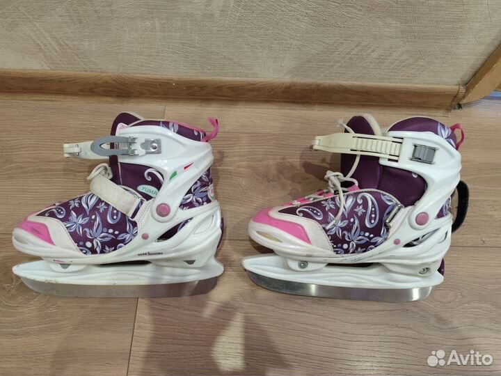 Коньки детские раздвижные 36/40