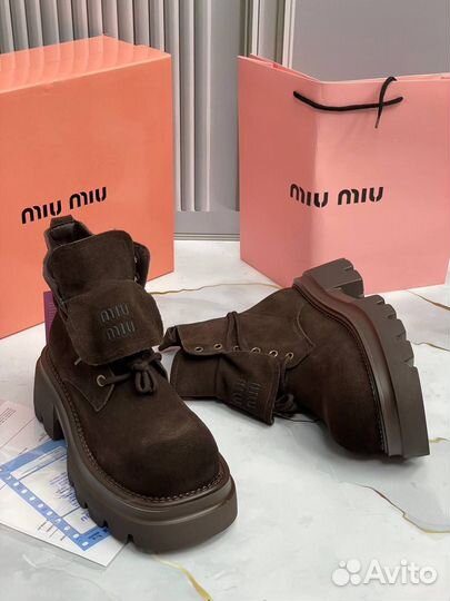 Женские ботинки Miu Miu зима