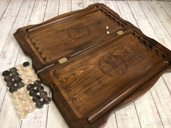 Нарды резные классика