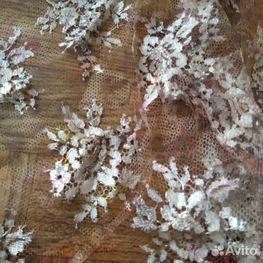 Отрезы ткани СССР. Гипюр, трикотаж, шерсть