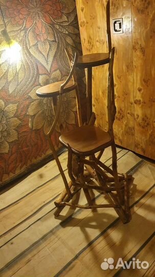 Подставки из дерева для цветов