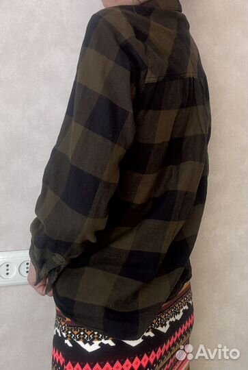 Рубашка в клетку женская 42
