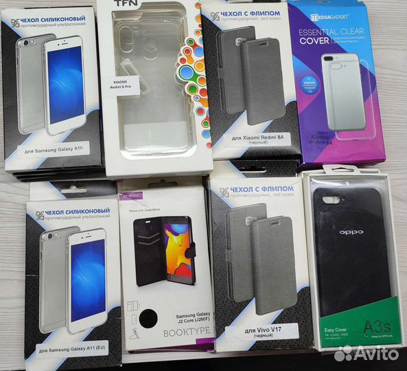 Чехлы и стекла на смартфон