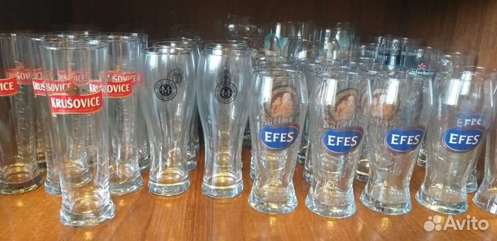 Пивные бокалы новые