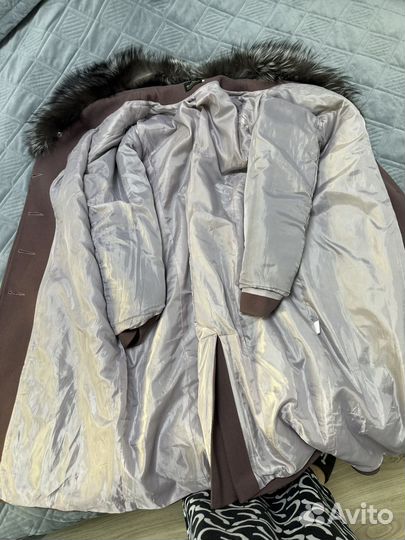 Пальто женское зимнее длинное 60 размер