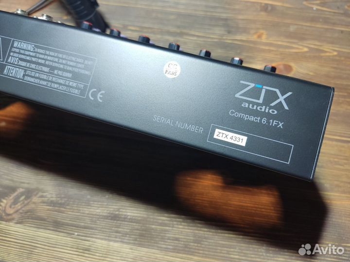 ZTX audio Compact 6.1Fx - микшерный пульт (новый)