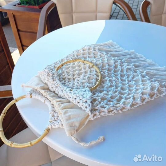 Сумка авоська макраме