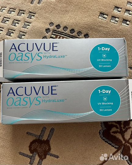 Линзы контактные acuvue oasys 1 day
