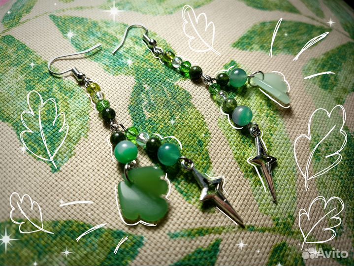 Серьги ручной работы