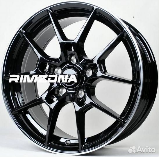 Литые диски ANZ-0447 R16 et35.0 5x108.0 Черный с п