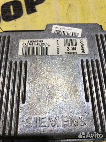 Электронный блок управления двигателем Дэу Матиз