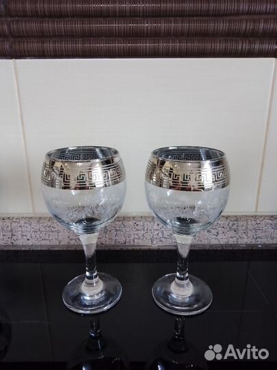 Бокалы, набор 18 штук