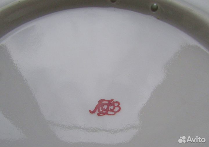 Тарелка настенная лфз фарфор редкая