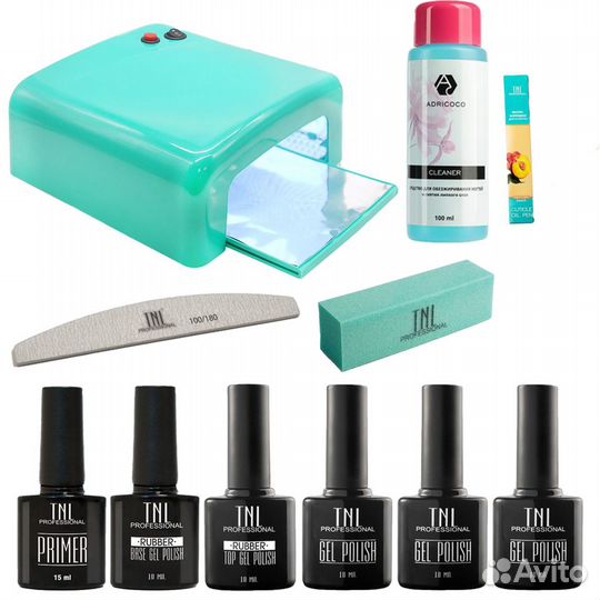 Набор для гель-лака TNL c уф-лампой