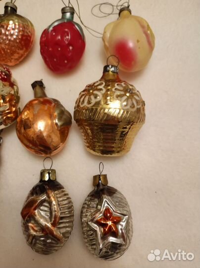 Елочные игрушки СССР