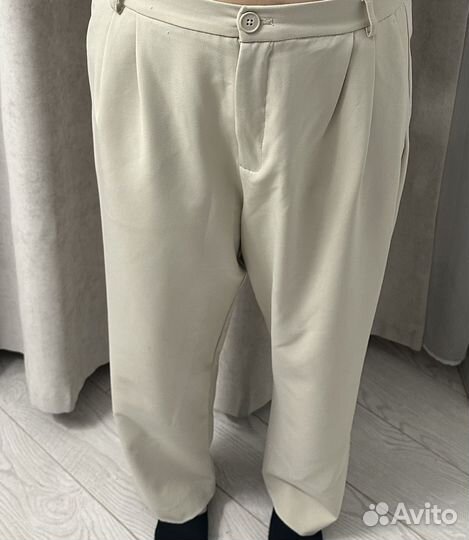 Брюки бежевые размер L zara (maag)