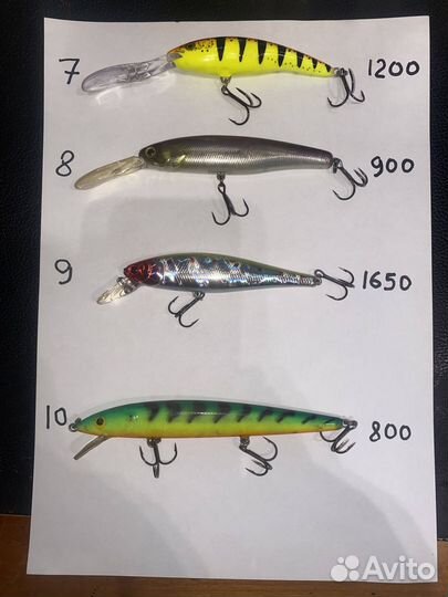 Продаю воблеры- Jackall, OSP, Lucky Craft и Rapala