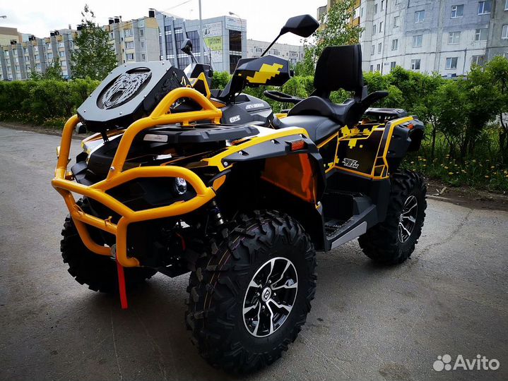 Stels ATV 650 guepard trophy черно-желтый