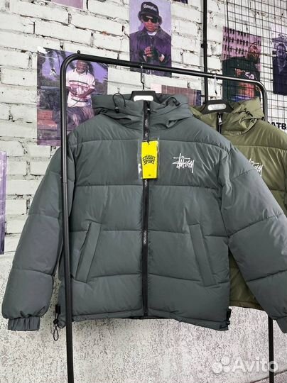 Пуховик Stussy зимний 4 расцветки