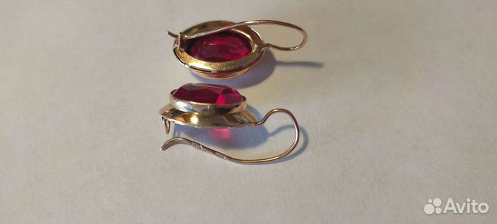 Серьги 583 пробы СССР