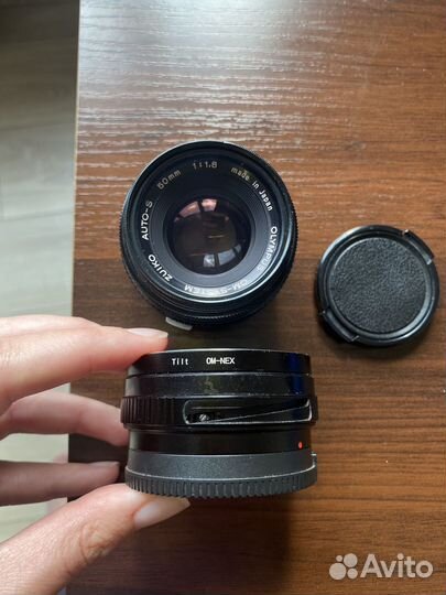 Обьектив Olympus om system 50 mm f1.8