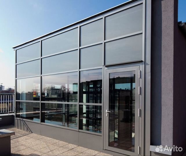 Алюминиевые окна для коттеджей, домов, балконов