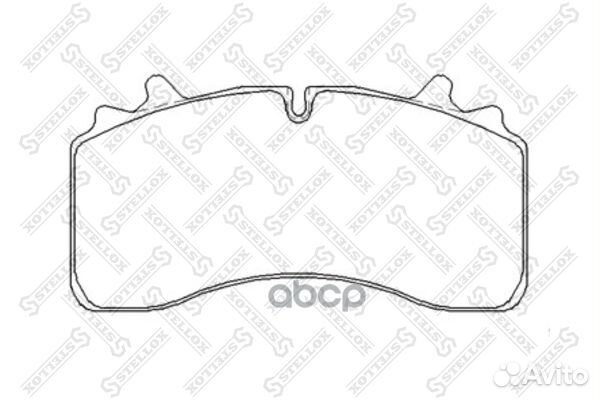 85-11427-SX колодки дисковые с р/к 29162 22.5'