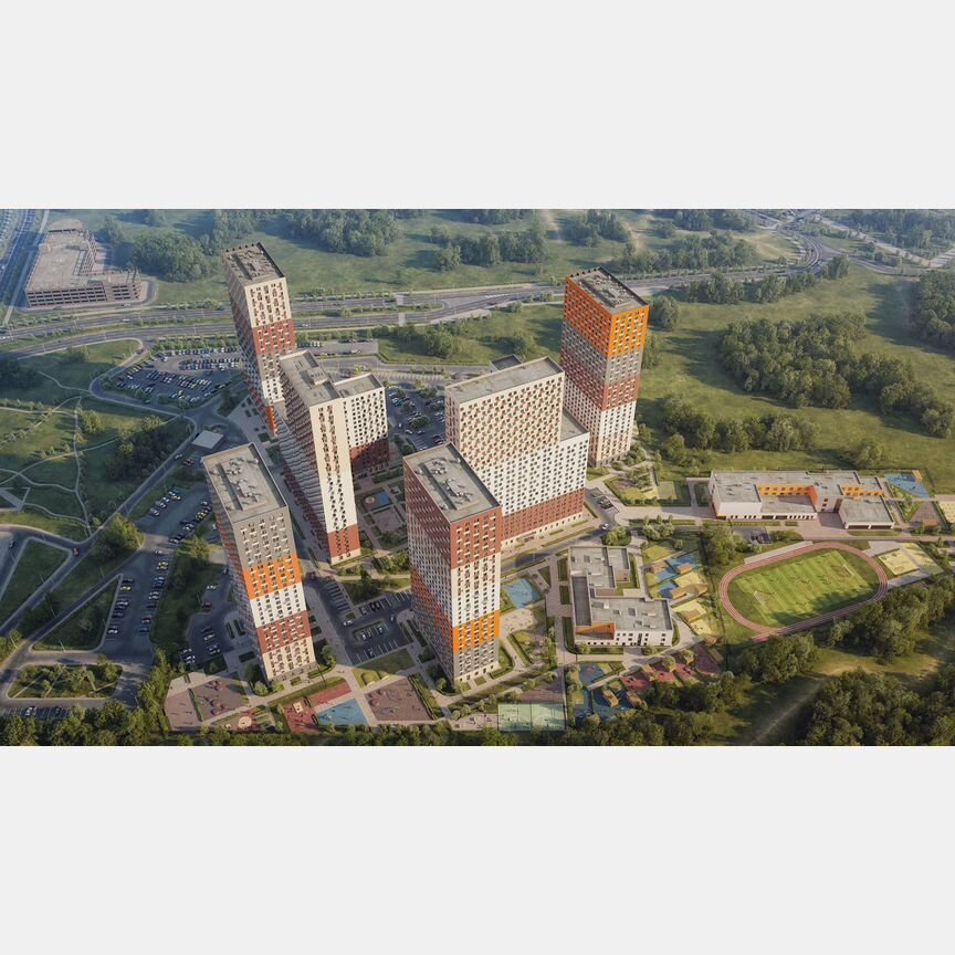 1-к. квартира, 36 м², 30/32 эт.