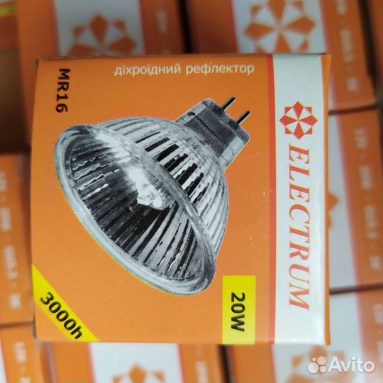 Лампа галогеновая электрум