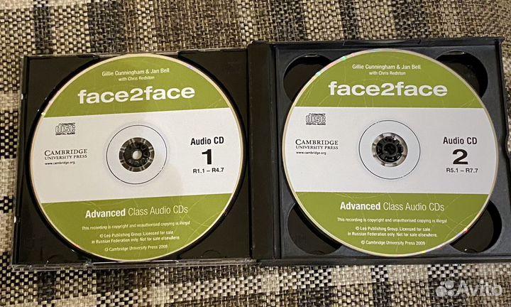 Face2face advanced class audio CDs