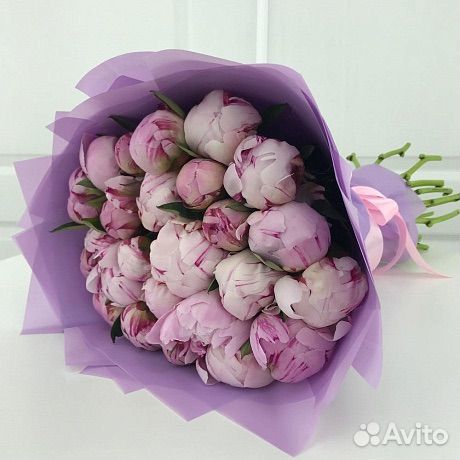 Пионы, букет из пионов цветы доставка