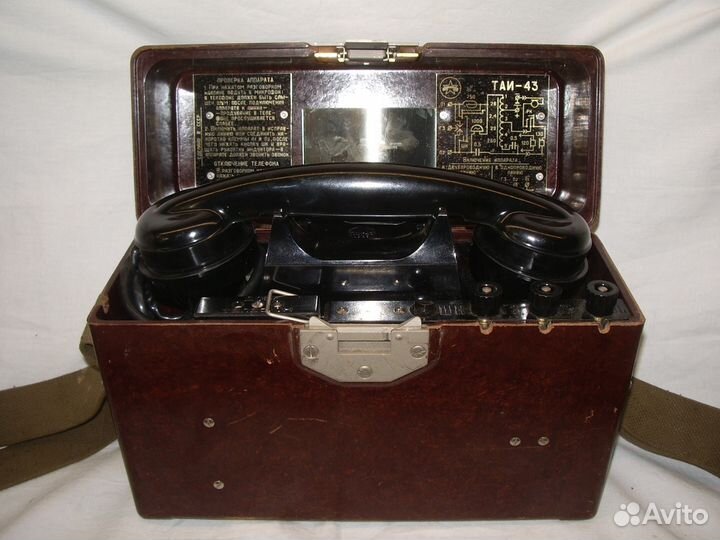 Армейский полевой телефон таи-43