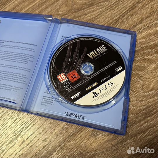 Диск Resident evil village gold edition ps5