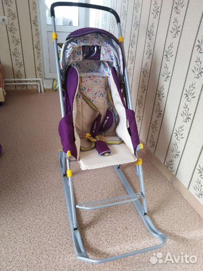 Санки коляска nika