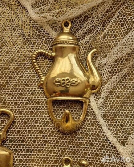 Крючки Кухонные Набор Латунь