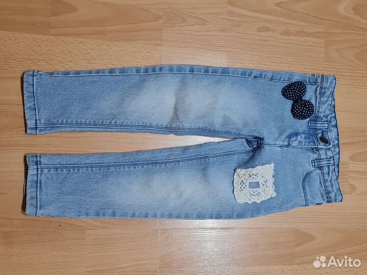 Джинсы для девочки 104