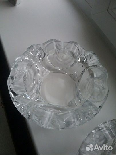 Красивые хрустальные вазы для конфет