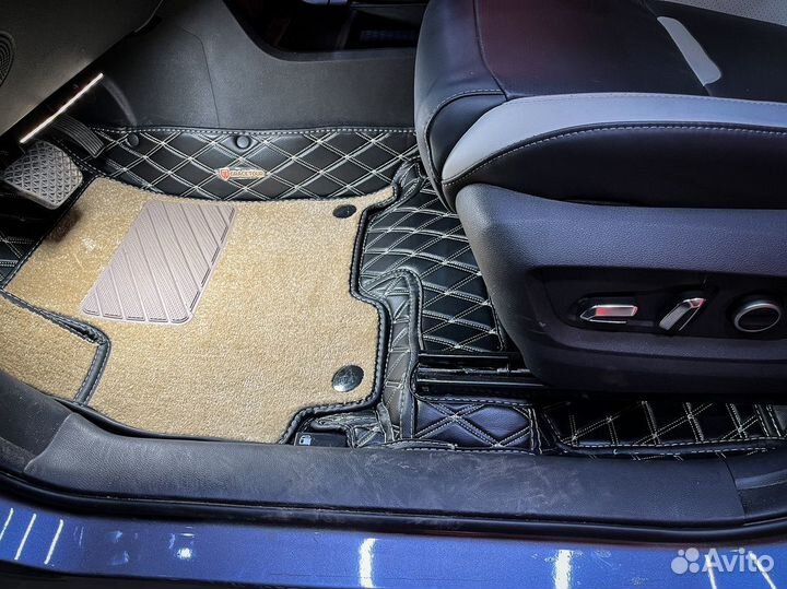 Автомобильные коврики 3D экокожа