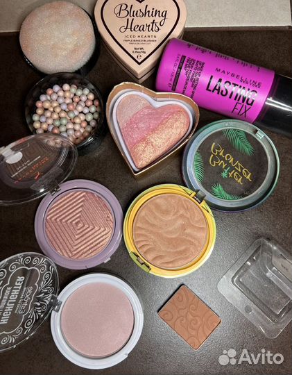 Пудры румяна хайлайтер бронзер