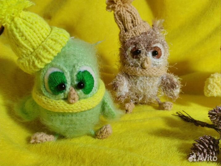 Игрушки ручной работы. Совята
