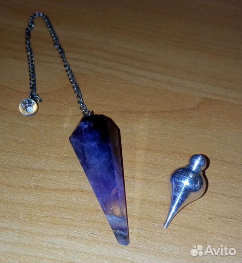 Маятник аметист и сталь