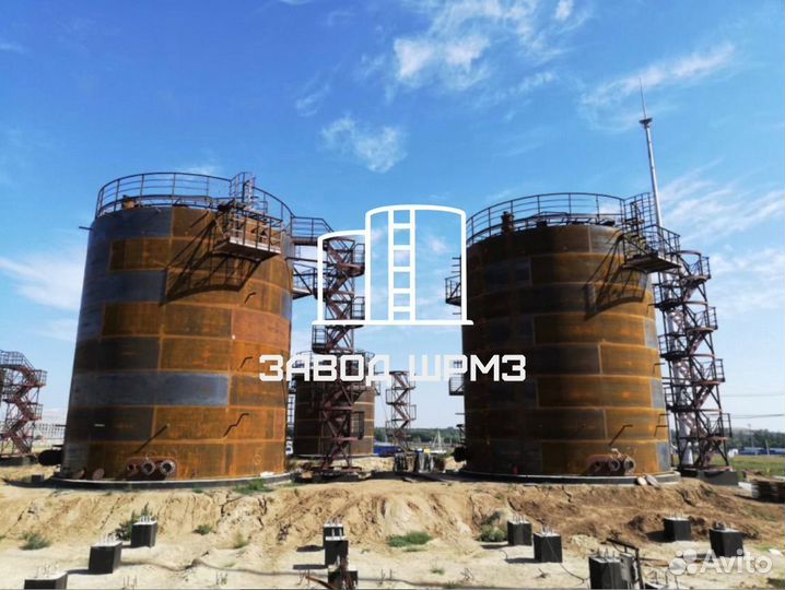 Резервуар вертикальный стальной 700 кубов