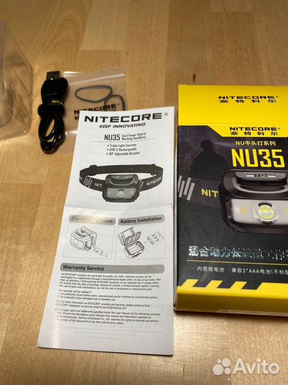 Налобный фонарь nitecore